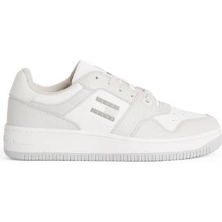 Tommy Hilfiger White Leather Men Sneakers