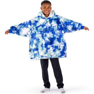 Bare hjemme -sherpa fleece b?rbart t?ppe - overdimensioneret b?rbar t?ppe h?ttetr?je - voksen st?rrelse - varm & hyggelig - bl?dt t?ppe - behagel