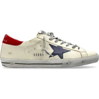 Golden Goose Super-Star Sneakers White/Blue/Red