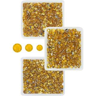 qiipii gylden gul krystalharpiks rhinestones til h?ndv?rk af guld fladback rhinestones 3mm 4mm 5 mm ikke-hotfix sten diamanter krystaller perler