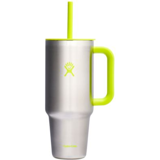 Hydro -kolbe 40 oz rundt omkring rejsesvækst tumbler rustfrit stål lime