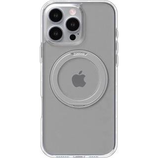 TORRAS - iPhone 16 Pro Max - Plastik Cover m. Kickstand Ring - MagSafe Kompatibel - Gennemsigtig