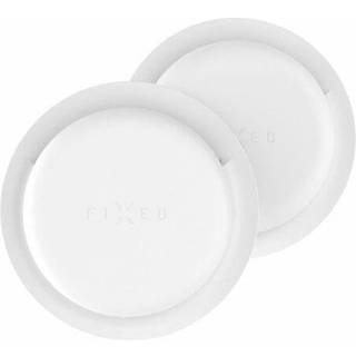 Fixed - Silikone Sticker Cover - Apple AirTag - 2 stk - Hvid