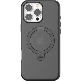TORRAS - iPhone 16 Pro Max - Hybrid Plastik Cover m. Ståfunktion - MagSafe Kompatibel - Sort