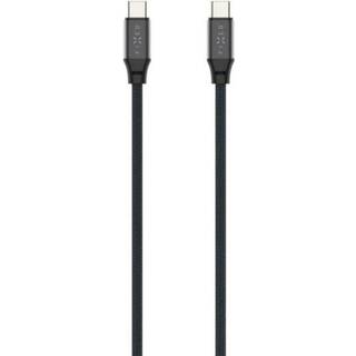 FIXED MAGNETIC 240W USB-C/C tangle-free cable 1.2m - Black