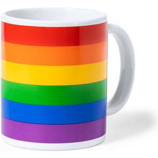 Pride Lgbt Flag Cup In Individual Box Kraft /En/Pt/En/Fr/It/