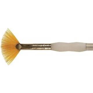 Soft-Grip Golden Taklon Fan Brush-st?rrelse 20/0