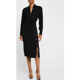 Veronica Beard Wright wrap dress - black - XS