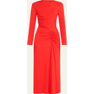 Simkhai Ferrera ruched jersey maxi dress - red - M/L