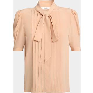 ChloÃ© LavalliÃ¨re silk crÃªpe de chine blouse - beige - M