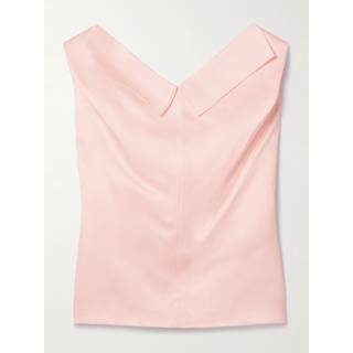 Khaite Selly silk gazar top - pink - XL