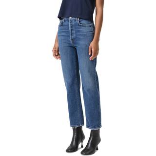 Agolde &#39;90s Pinch Waist Crop straight jeans - blue - S