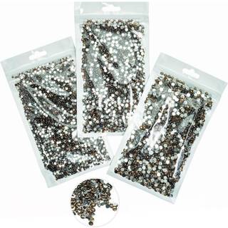16000stcs brun krystalharpiks rhinestones til h?ndv?rk brun kaffe fladback rhinestones 3mm 4mm 5 mm ikke-hotfix sten diamanter krystaller perler