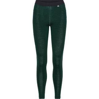 MERINO WOOL BASE LAYER PANTS FOR WOMEN - Dark Green / L / 1-Pack