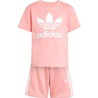 Adicolor Shorts Tee Kids sæt - Semi Pink Spark - 110