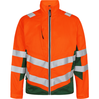 ENGEL Safety Light arbejdsjakke Orange/Grøn 1545-319 S