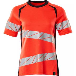 MASCOT ACCELERATE SAFE T-shirt, hi-vis rød/mørk marine - 4XL