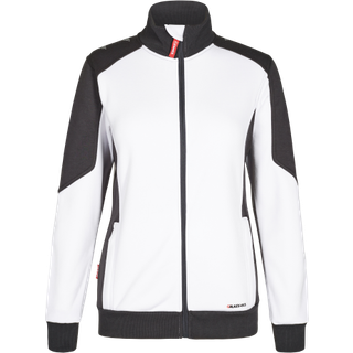 ENGEL Galaxy dame Sweat Cardigan Hvid/Antrazitgrå 8825-233 XL
