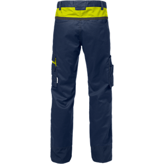 Fristads 129482 Bukser 2555 / Arbejdsbukser Marine/Hi-Vis gul C146