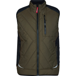ENGEL Galaxy quiltet vintervest Forest Green/Sort 5850-193 5XL