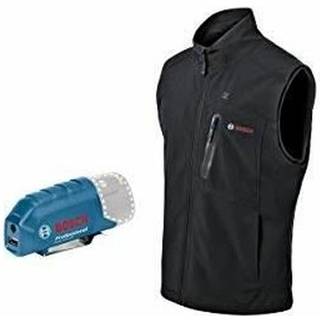 Opvarmet vest Bosch GHV 12; L; 12 V + usb Adapter GAA 12V-21 (uden batteri og oplader)