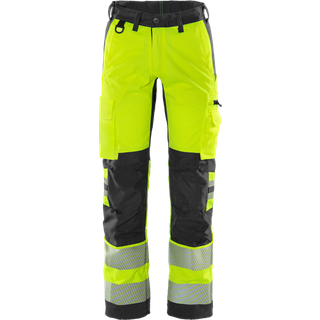 Fristads 130164 Hi Vis Bukser kl.2, Flexforce / Arbejdsbukser Hi-Vis Gul/Sort C62
