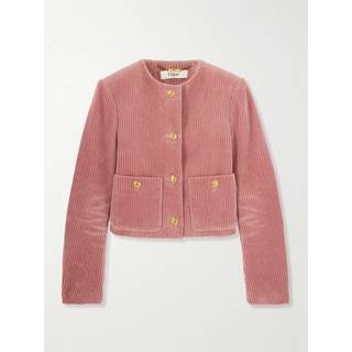 ChloÃ© Cotton velvet corduroy jacket - pink - XL