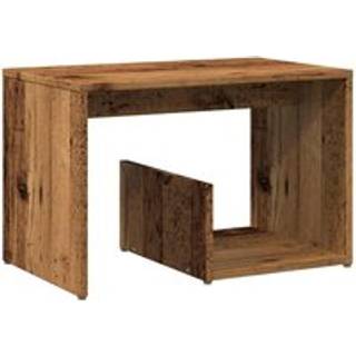 Sidebord 59X36X38 Cm Konstrueret Træ - Gammelt træ