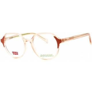 Levi's LV 1055 2LF 52 Briller Kvinder Rød - Transparent Brick Red Solid Laminate - 52mm