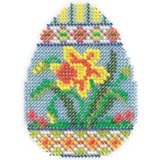 P?skelilje ?g perler t?llet tv?rstitch kit m?lle hill 2015 Spring Bouquet MH185102
