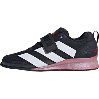 Adipower Weightlifting 3 sko - Core Black / Cloud White / Pure Ruby - 38 2/3