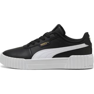 PUMA Carina 3.0 Sneakers Youth, Shoes, Black/White/Gold, 38