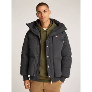 Tommy Jeans Tommy Jeans Black Relaxed Branded Puffer Jacket