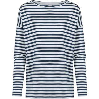 Mey Cyra Long Sleeve T-shirt - White/Navy - XX-Large