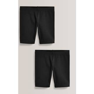 Next 2 Pack Cotton Rich Stræk cykelshorts (3-16år)9 år (134cm)