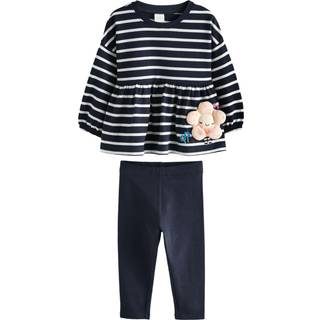 Next Peplum 100% bomulds top og Leggings (3måneder-7år)2 - 3 år (92 - 98cm)