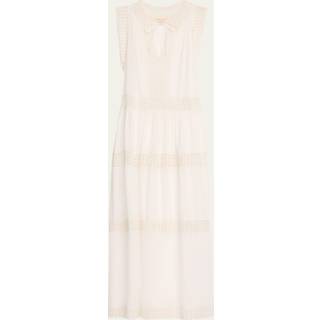 Ulla Johnson Thalia crochet-trimmed cotton beach dress - white - L
