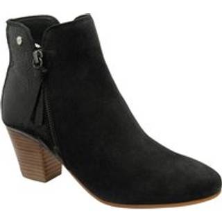 Ravel Ravel Black Suede Heeled Ankle Boots