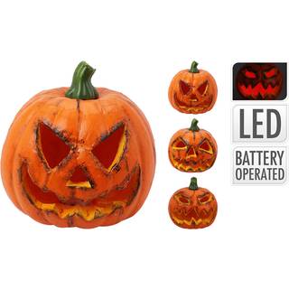 Græskar med LED lys