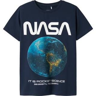 Name It T-shirt Navy Blazer Med Nasa Print