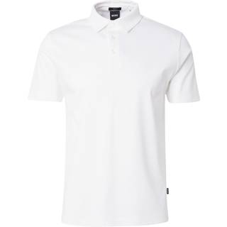 BOSS Black Herren Polo-Shirt weiß Slim Fit - weiß