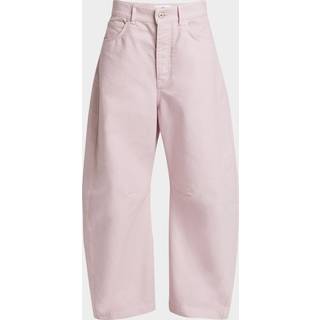 Loewe Cotton barrel-leg pants - pink - L