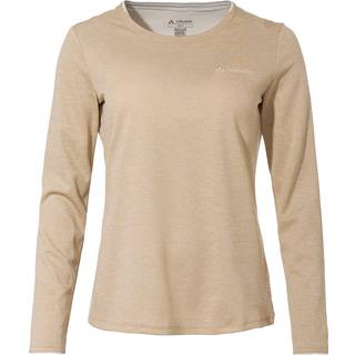 Vaude Women's Essential L/S T-Shirt Funktionsshirt Damer størrelse 34 farve beige