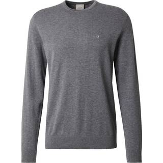 Calvin Klein Calvin Klein Grey Cotton Silk Blend Jumper