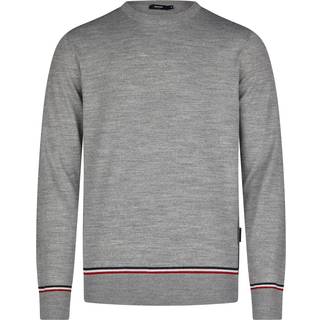 HECHTER PARIS Herren Pullover grau unifarben