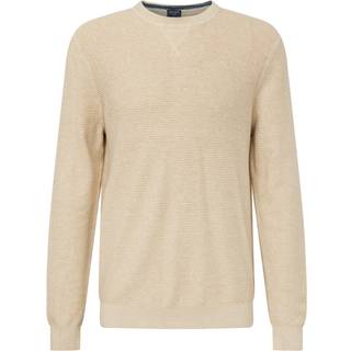 OLYMP Herren Pullover beige unifarben