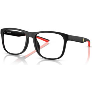 Ferrari Scuderia Unisex FZ8014D 504 Optiske stel Injiceret Sort Transparent Firkantet Normal