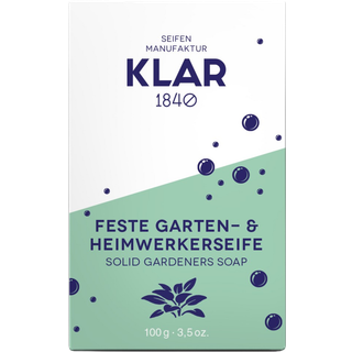 Klar Seifen Have- og Håndværkssæbe, Fast sæbebar, 100 gr.