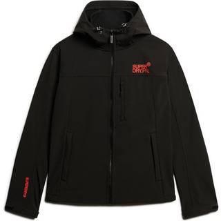 Superdry Superdry Black Hooded Soft Shell Trekker Jacket