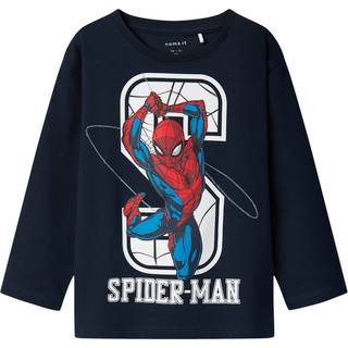 Spiderman Top Med Lange Ærmer